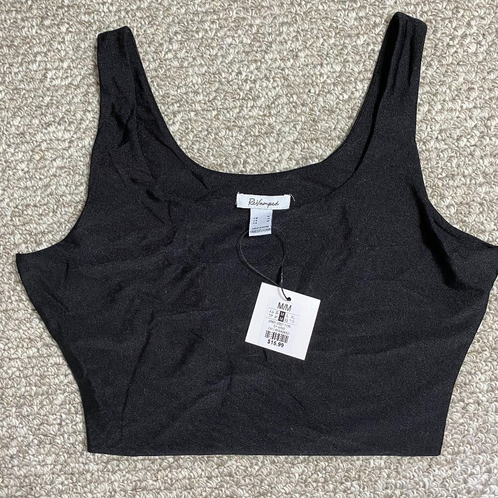 ReVamped Black Crop